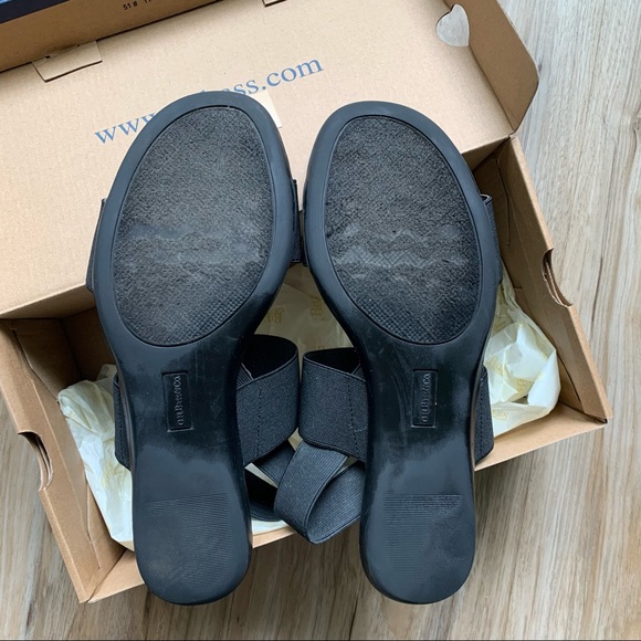 BASS “Violet” Flat Sandals Elastic Straps Comfort Flats Women’s Size 7.5 Shoes - Picture 11 of 12